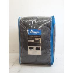 Columbia Cooling Soft Comfort 3 Piece Bedding Set - Queen Comforter -charcoal