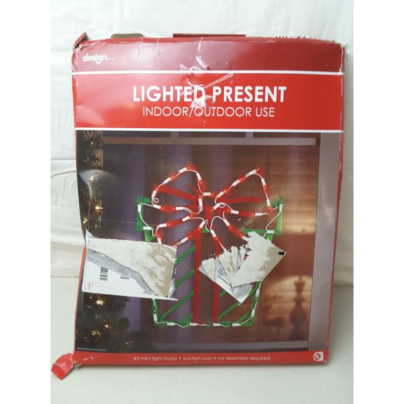 Lighted Present Indoor Outdoor