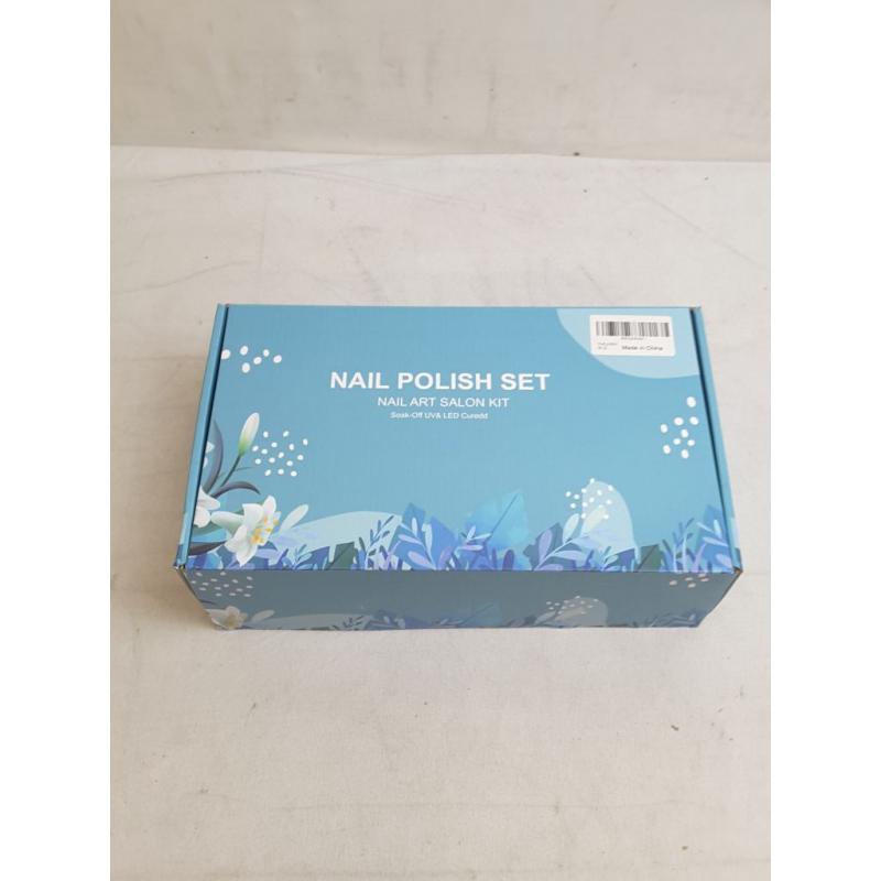 Gel Nail Polish Set - Nail Art Salon Kit - Soak-off UV & Led Cured - 36 Colors