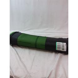 Yoga Mat, Light Green With Plant Design