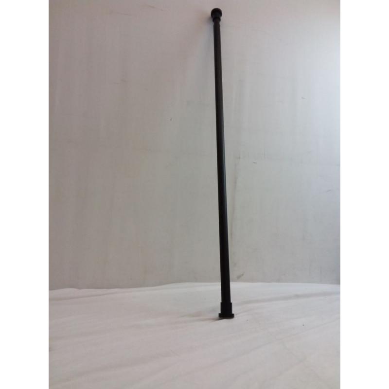 Briofox Tension Shower Rod, Matte Black