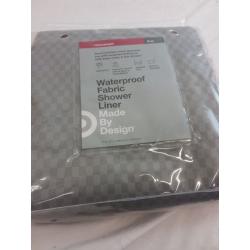 Made By Design Waterproof Fabric Shower Liner
