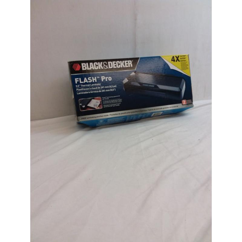 Black And Decker, Flash Pro 9.5 Thermal Laminator