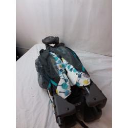 Kidsry Portable Playard Changing Station, Blue & Green