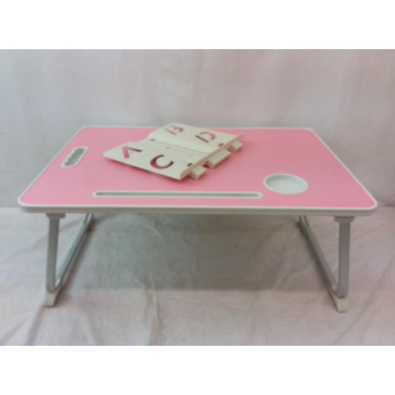 Latop Bed Table Foldable Pink