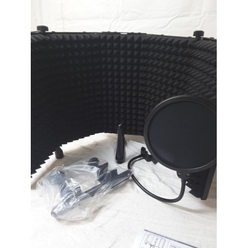 Desktop microphone recording SHIELD with tripod