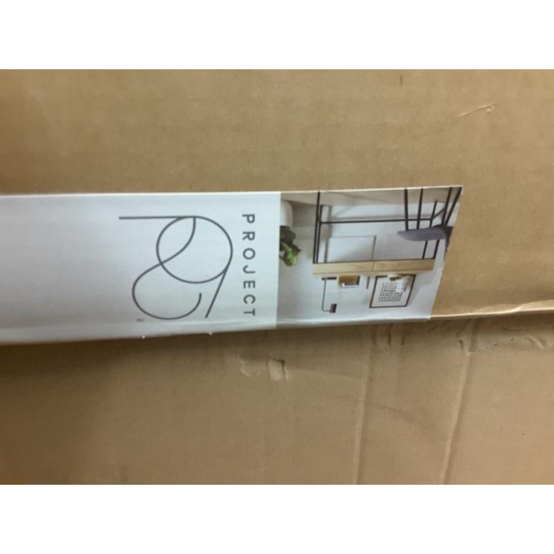 Loriing wood Writing desk with drawers and charging station