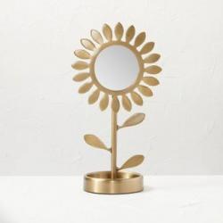 Sunflower Vanity Mirror Brass