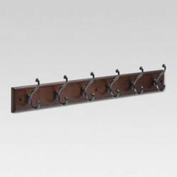 27 Scroll hook Rack - Cocoa/Soft Iron