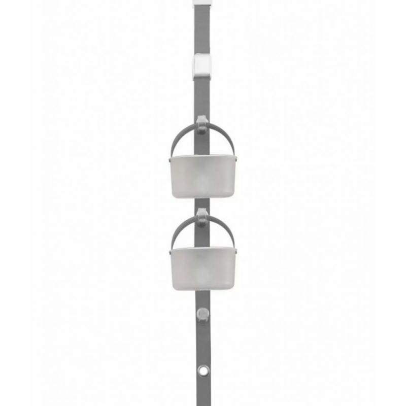 Hanging Door Caddy System Frost/Gray - Madesmart