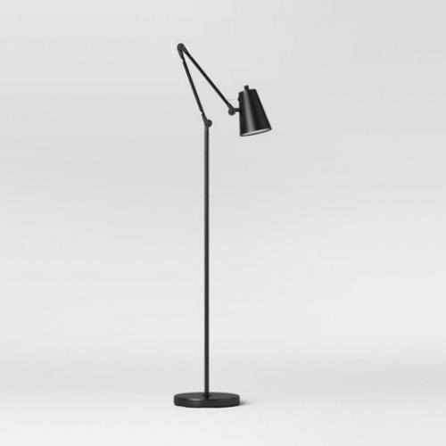 Architect Task Floor Lamp (Includes LED Light Bulb) Black - Room Essentials