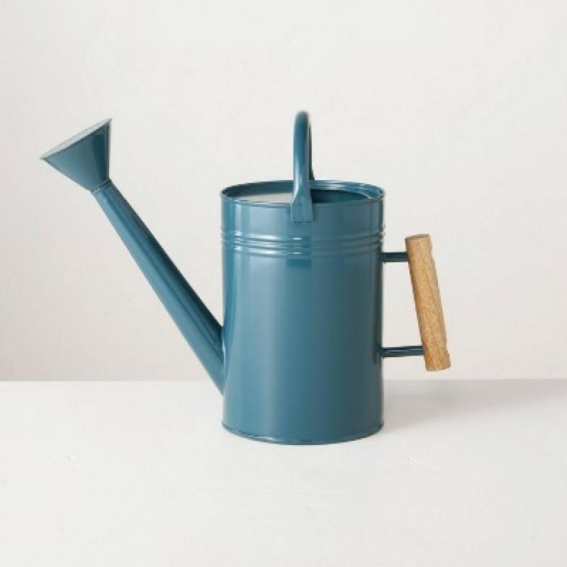 3.2L Metal Watering Can Blue - Hearth & Hand with Magnolia