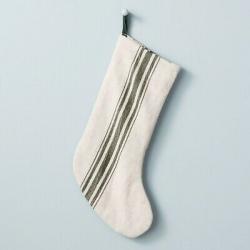 Variegated Center Stripe Stocking Green/Cream - Hearth & Hand with Magnolia