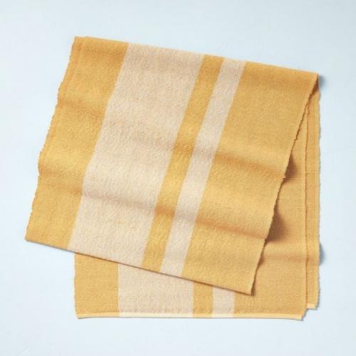 0 x 90 Solid Stripe Jute Blend Oversized Table Runner Jazz Gold - Hearth & Hand with Magnolia