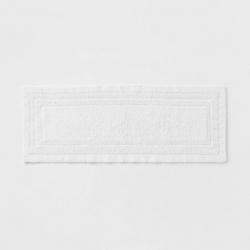 22x60 Performance Cotton Reversible Bath Runner White - Threshold