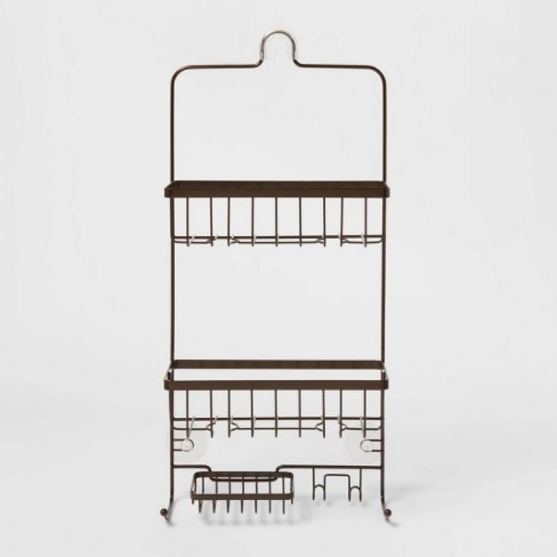 Bathroom Shower Caddy Brushed Chrome