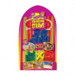 As Seen On TV Super Sipperz 80 Piece Fun Building Straws