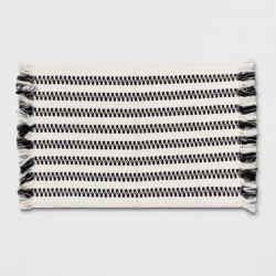 27x45 Accent Rug Black & White - Pillowfort