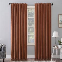 84x50 Amherst Velvet Noise Reducing Thermal Back Blackout Curtains- Sun zero