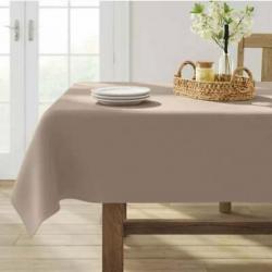 84 x 60 Solid Tablecloth Natural - Threshold