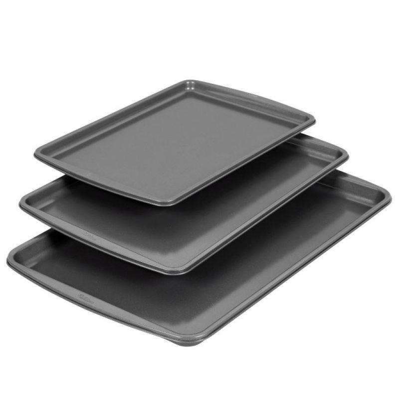 Wilton Ultra Bake Pro 3 Piece Cookie Sheet Set