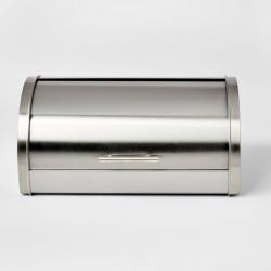 Metal Breadbox Silver