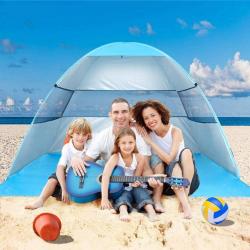 Beach Tent Pop Up Sun Shelter Plus Cabana