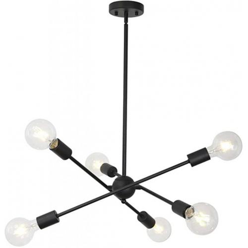 Bonlicht 6 light sputnik chandelier ceiling light fixture