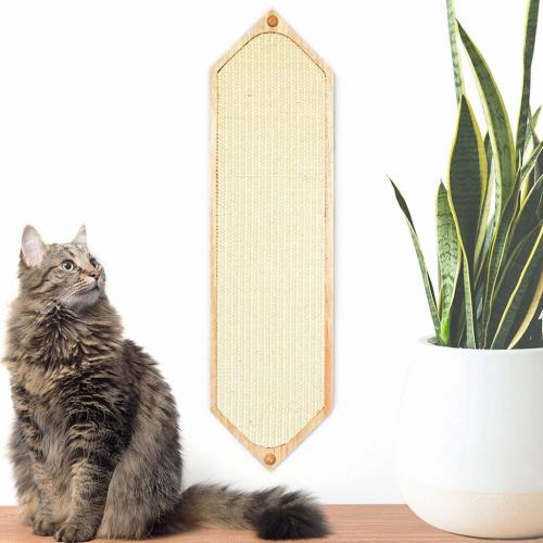 Wall Mounted Cat Scratcher, Natural- Eco and Chic