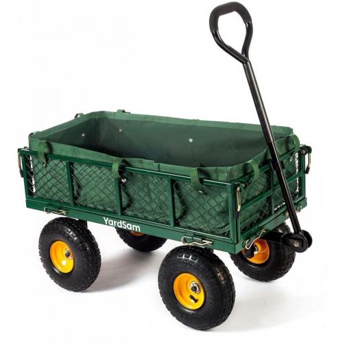 Steel Garden Wagon w/ Handle