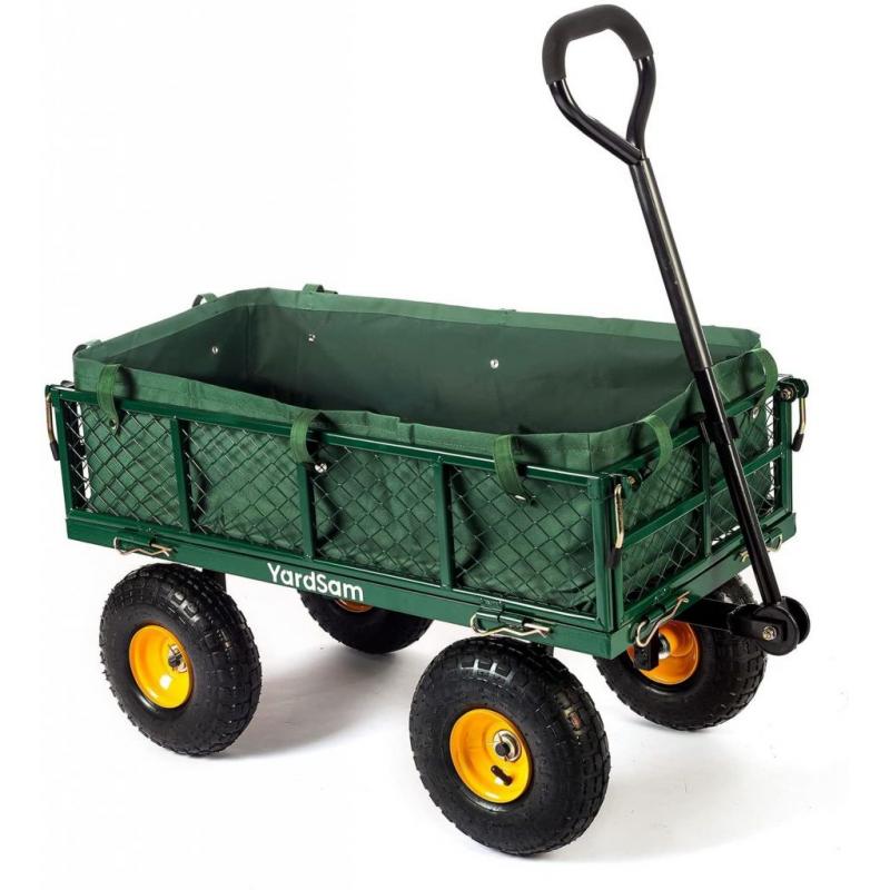 Steel Garden Wagon w/ Handle
