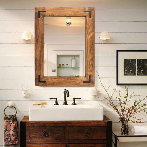 Wooden Wall mirror 32 x 24