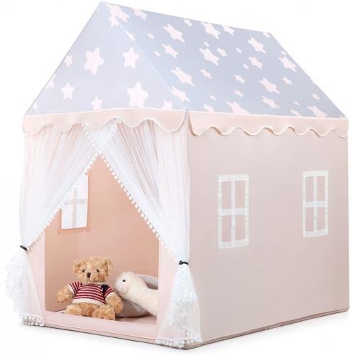 Kids Play Tent, Large Playhouse for Kids Indoor and Outdoor with Windows