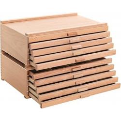 10 drawer artist supply storage box, Meedan