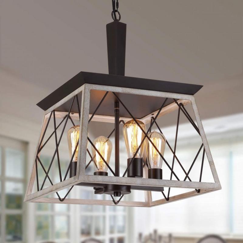 Farmhouse rustic chandelier, Q&S