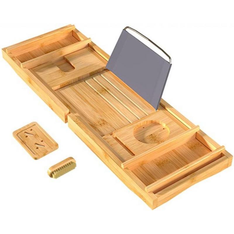 Bamboo Bathtub Caddy