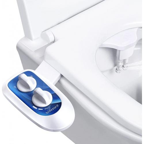 Bidet for Toilet Non-Electric Self Cleaning dual Nozzle-Bidezard