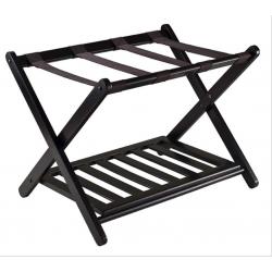 Bamboo - Folding Luggage Rack Black