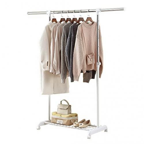 Rolling Clothes Rack