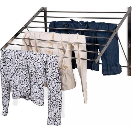 Brightmaison Laundry Drying Rack Stainless Steel Wall Mount