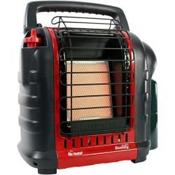 Mr. Heater F232161 MH9BX Buddy 4,000-9,000-BTU Indoor-Safe Portable Propane Radiant Heater, Red-Black