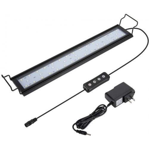 Full Spectrum Aquarium Light with Aluminum Alloy Shell Extendable Brackets