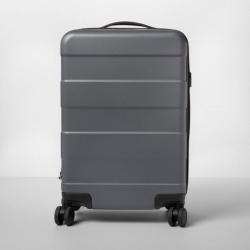 Hardside Carry On Spinner Suitcase Dark Gray - Made By Design 21