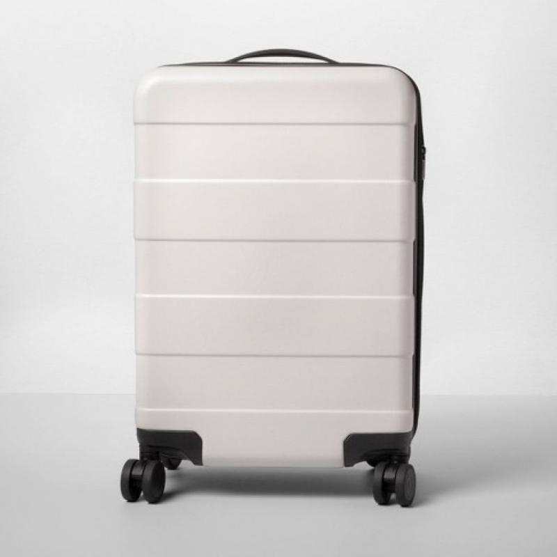 Hardside Carry On Spinner Suitcase Tan - Made By Design