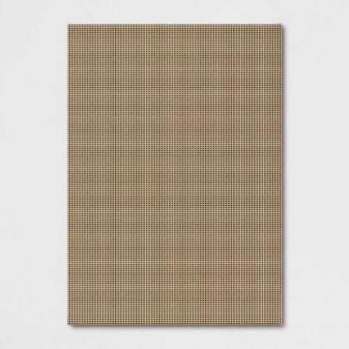 Outdoor Rug Micro Grid Black/Beige - Smith & Hawken