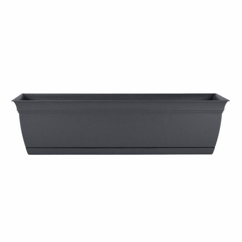 Indoor Outdoor 24 Eclipse Series Window Herb Garden Ornamental Planter Box