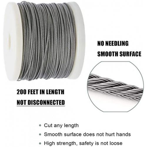 Derrun stainless steel 304 480lbs breaking strength wire