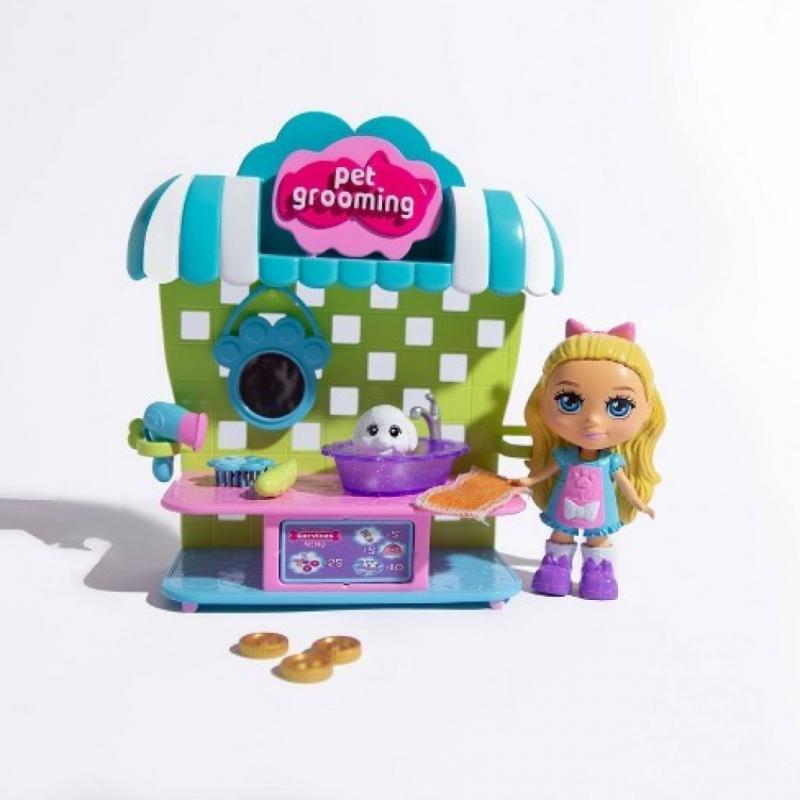 Love, Diana 2-in-1 Pop Up Pet Grooming Station & Cotton Candy Cart Mystery Playset