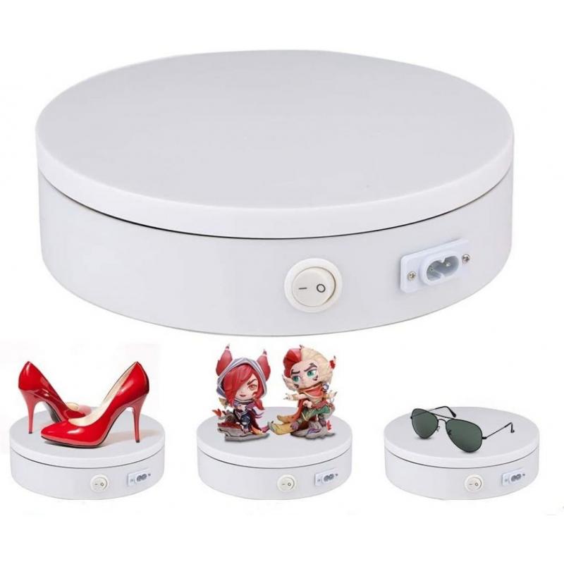 20cm Electric Turntable- White