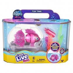 Little Live Pets Lil' Dippers Neon Fish Tank Playset